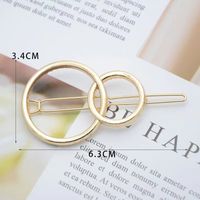 Simple Style Geometric Moon Bow Knot Alloy Plating Hair Clip sku image 15