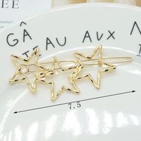 Simple Style Geometric Moon Bow Knot Alloy Plating Hair Clip sku image 19