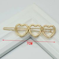 Simple Style Geometric Moon Bow Knot Alloy Plating Hair Clip sku image 16