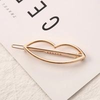Simple Style Geometric Moon Bow Knot Alloy Plating Hair Clip sku image 1