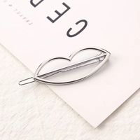 Simple Style Geometric Moon Bow Knot Alloy Plating Hair Clip sku image 5