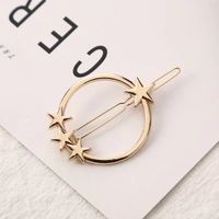 Simple Style Geometric Moon Bow Knot Alloy Plating Hair Clip sku image 3