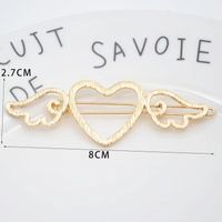 Simple Style Geometric Moon Bow Knot Alloy Plating Hair Clip sku image 14