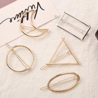 Simple Style Geometric Moon Bow Knot Alloy Plating Hair Clip main image 3