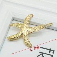 Simple Style Geometric Moon Bow Knot Alloy Plating Hair Clip sku image 17