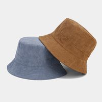 Women's Lady Simple Style Solid Color Big Eaves Bucket Hat main image 5
