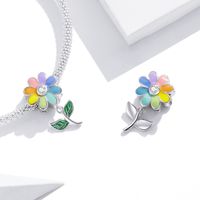 Casual Shiny Colorful Sterling Silver Inlay Zircon Jewelry Accessories main image 2