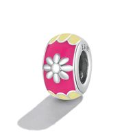 Casual Shiny Colorful Sterling Silver Inlay Zircon Jewelry Accessories sku image 7