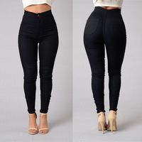 Women's Daily Vacation Solid Color Full Length Zipper Skinny Pants main image 3