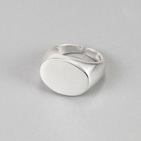 Einfacher Stil Einfarbig Sterling Silber Vergoldet Ringe In Masse main image 1
