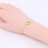 Simple Style Bow Knot Sterling Silver 18k Gold Plated Bracelets In Bulk main image 1