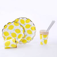 Pastoral Fruit Paper Birthday Drinking Straw Decorative Props Tableware main image 3