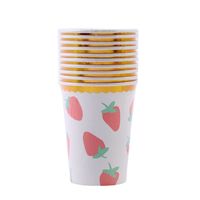 Pastoral Fruit Paper Birthday Drinking Straw Decorative Props Tableware main image 4