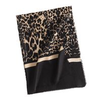 Women's Streetwear Leopard Imitation Cashmere Scarf main image 2