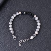 Commute Round Natural Stone Beaded Men's Bracelets main image 1