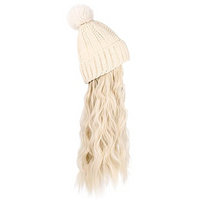 Women's Cute Sweet Casual Weekend Chemical Fiber High Temperature Wire Long Curly Hair Wigs sku image 1