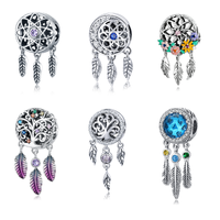 Casual Dreamcatcher Sterling Silver Inlay Zircon Jewelry Accessories main image 3