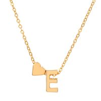 Fashion Letter Heart Shape Alloy Plating Necklace sku image 40