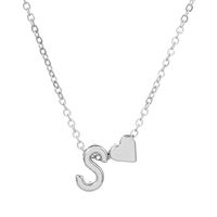 Fashion Letter Heart Shape Alloy Plating Necklace sku image 25