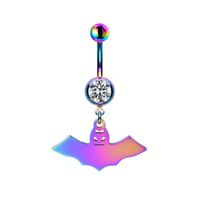 Casual Animal Sun Heart Shape Stainless Steel Copper Rhinestones Belly Ring In Bulk main image 6