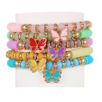 Bohemian Flower Soft Clay Beaded Women's Bracelets main image 2