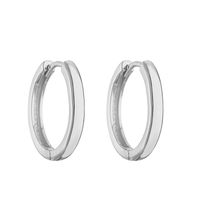 1 Pair Vintage Style Simple Style Round Solid Color Plating Copper 18k Gold Plated Hoop Earrings main image 4