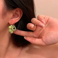 1 Pair Sweet Flower Plating Copper Drop Earrings main image 5