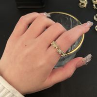 Live Butterfly Open-end Zircon Ring Female Personality Fashion Design Sense Socialite Ornament main image 4