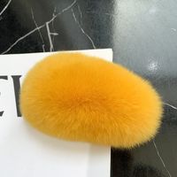 Simple Style Solid Color Rex Rabbit Fur Hair Claws sku image 1