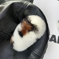 Simple Style Solid Color Rex Rabbit Fur Hair Claws sku image 6