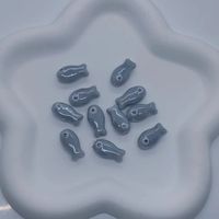 10 Pieces 10 * 20mm Hole 2~2.9mm Ceramics Fish Beads sku image 21