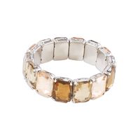 Glam Modern Style Sweet Solid Color Alloy Inlay Zircon Women's Bangle sku image 3