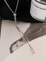 Elegant Solid Color Zinc Alloy Chain Women's Necklace main image 5