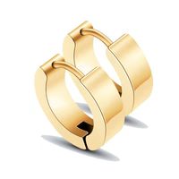 Simple Fashion Geometric Stainless Steel Earrings sku image 2