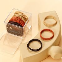 Casual Simple Style Solid Color Solid Color Elastic Band Hair Tie Rubber Band main image 5