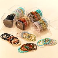 Casual Simple Style Solid Color Solid Color Elastic Band Hair Tie Rubber Band main image 7