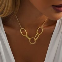 Elegant Streetwear Geometric Aluminum Plating Women's Necklace main image 5