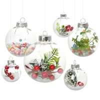 Christmas Ball High Transparent Pet Plastic Ball Christmas Ornament sku image 4