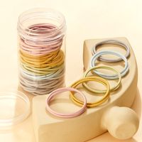 Casual Simple Style Solid Color Elastic Band Hair Tie Rubber Band main image 5