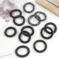 Simple Style Solid Color Plastic Hair Tie main image 5