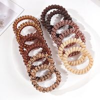 Simple Style Solid Color Plastic Hair Tie main image 4