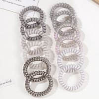 Simple Style Solid Color Plastic Hair Tie main image 3