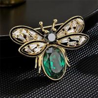 Vintage Style Bee Alloy Women's Brooches 1 Piece sku image 1