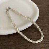 Elegant Solid Color Imitation Pearl Women's Necklace main image 3