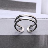 Cute Animal Titanium Steel Inlay Zircon Women's Rings Earrings Necklace sku image 3