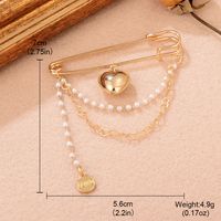 Elegant Glam Crown Feather Flower Copper Plating Inlay Artificial Pearls Zircon Women's Brooches 1 Piece sku image 2