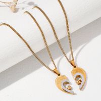 Ig Style Romantic Commute Heart Shape Stainless Steel Pendant Necklace main image 8