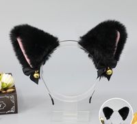Women's Cute Cat Ear Plush Hair Band sku image 3