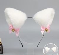 Women's Cute Cat Ear Plush Hair Band sku image 6