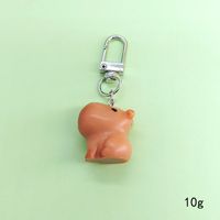 Casual Cute Simple Style Animal Resin Bag Pendant Keychain main image 4